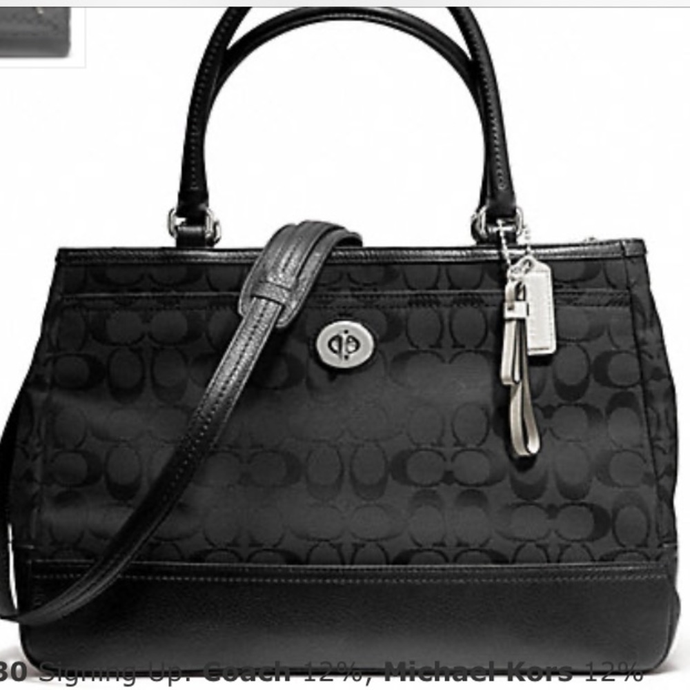 Coach Park Signature F232292 Carryall Work Tote